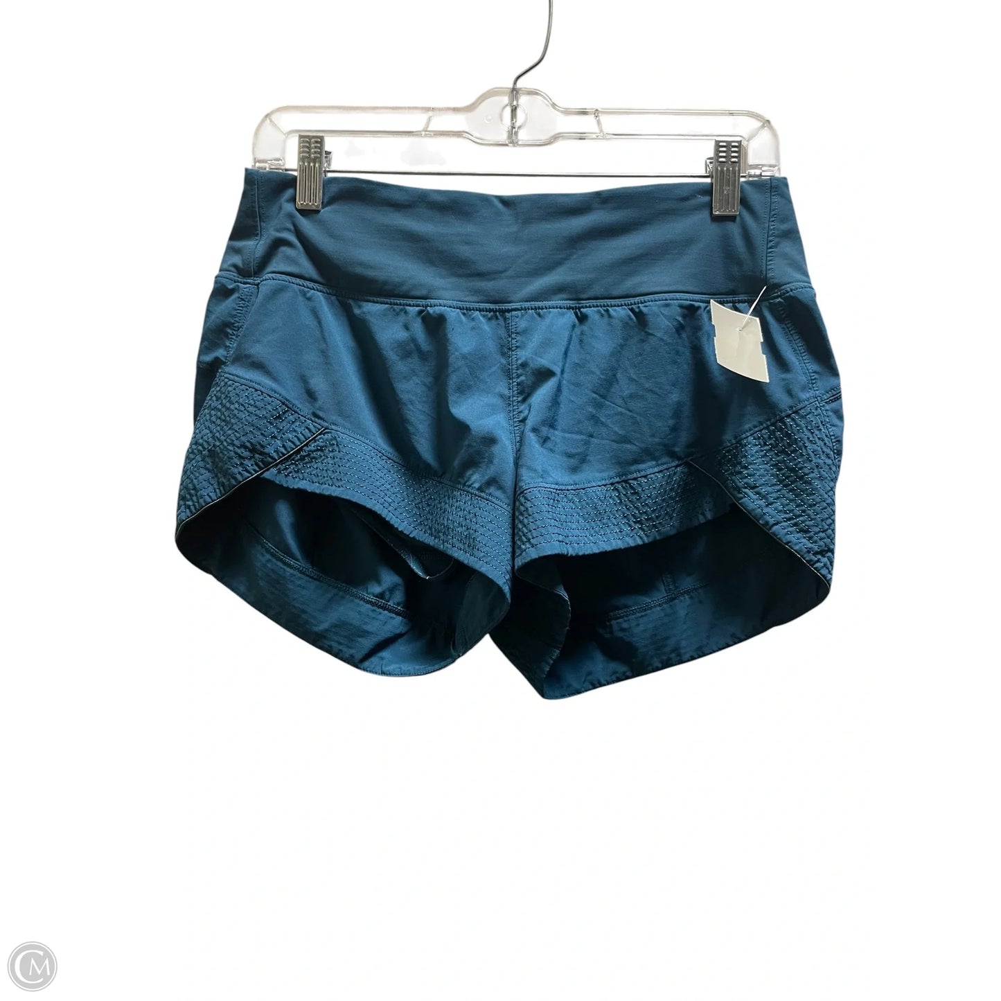Athletic Shorts By Lululemon In Teal, Size: 6