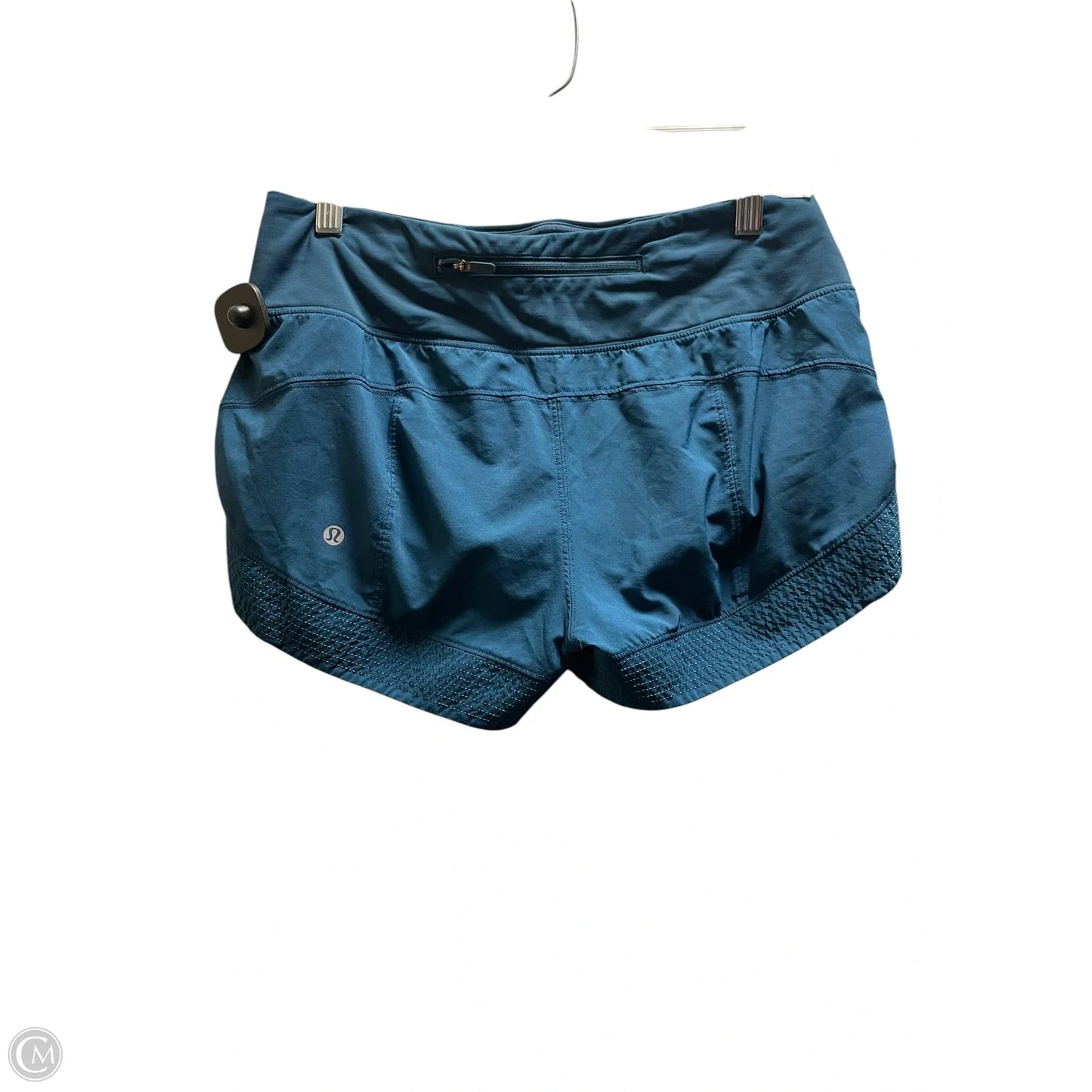 Athletic Shorts By Lululemon In Teal, Size: 6