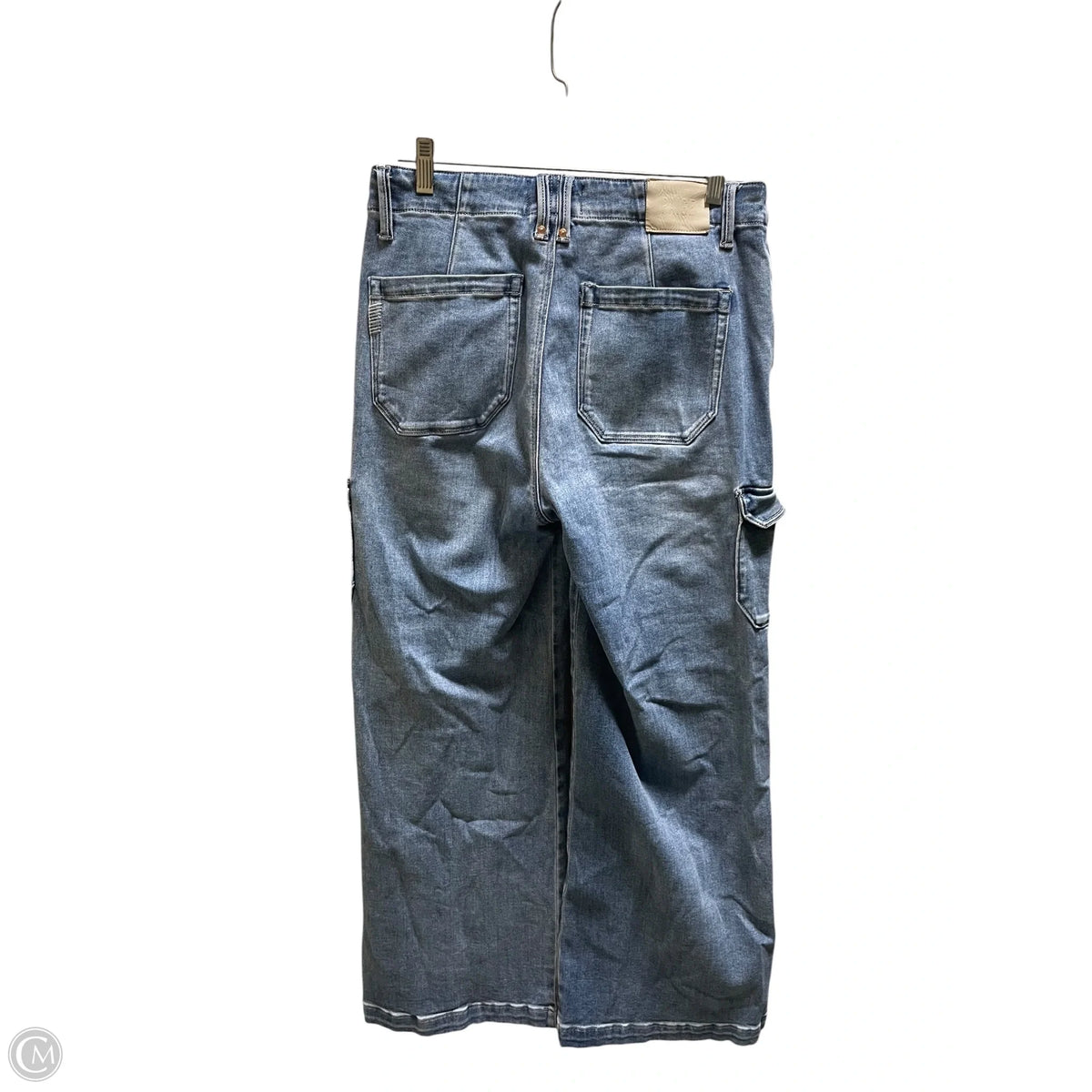Jeans Straight By Paige In Blue Denim, Size: 6