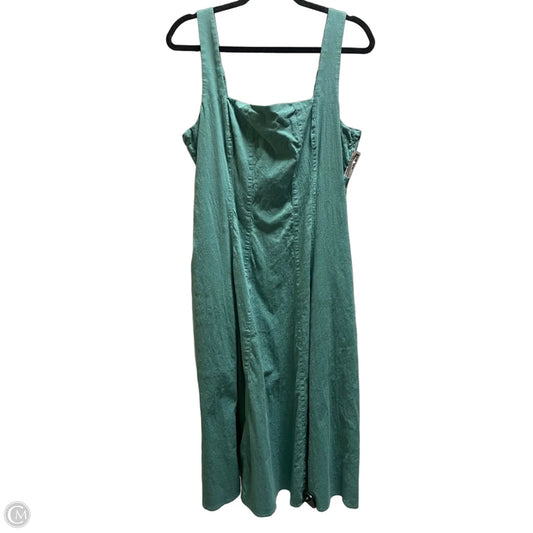 Dress Casual Maxi By Abercrombie And Fitch In Green, Size: Xl