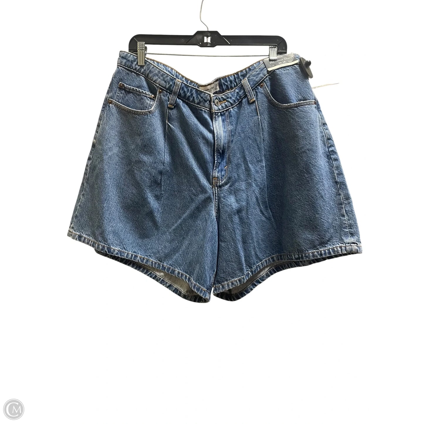 Shorts By Abercrombie And Fitch In Blue Denim, Size: 18