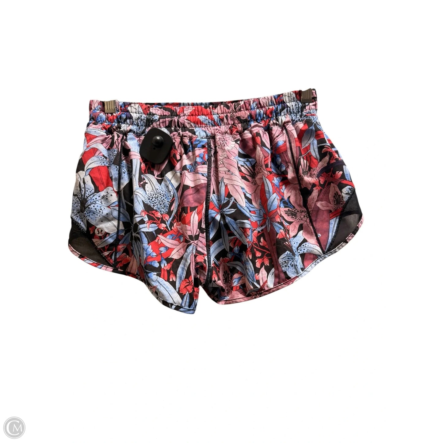 Athletic Shorts By Lululemon In Floral Print, Size: 6