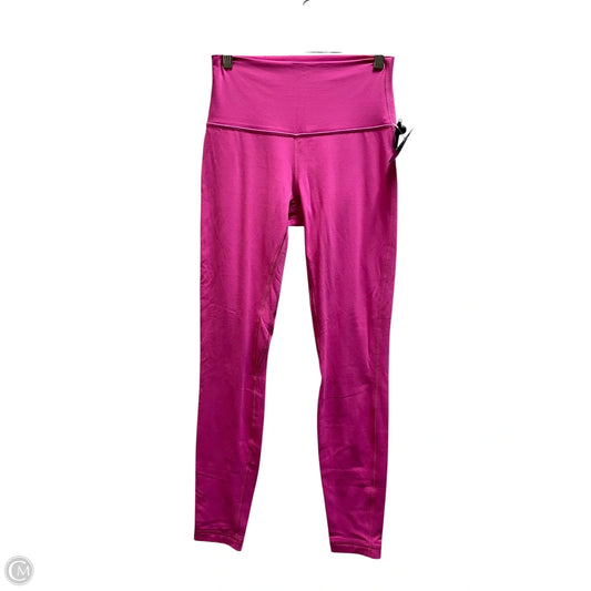 Athletic Leggings By Lululemon In Pink, Size: 6