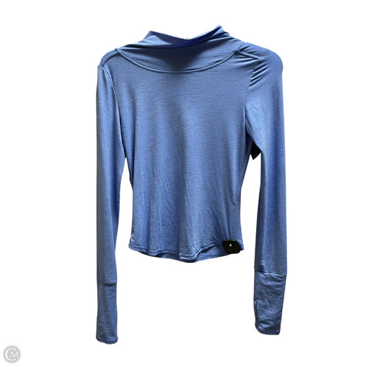 Athletic Top Long Sleeve Crewneck By Free People In Blue, Size: S