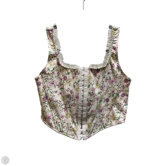Top Sleeveless By Altard State In Floral Print, Size: M