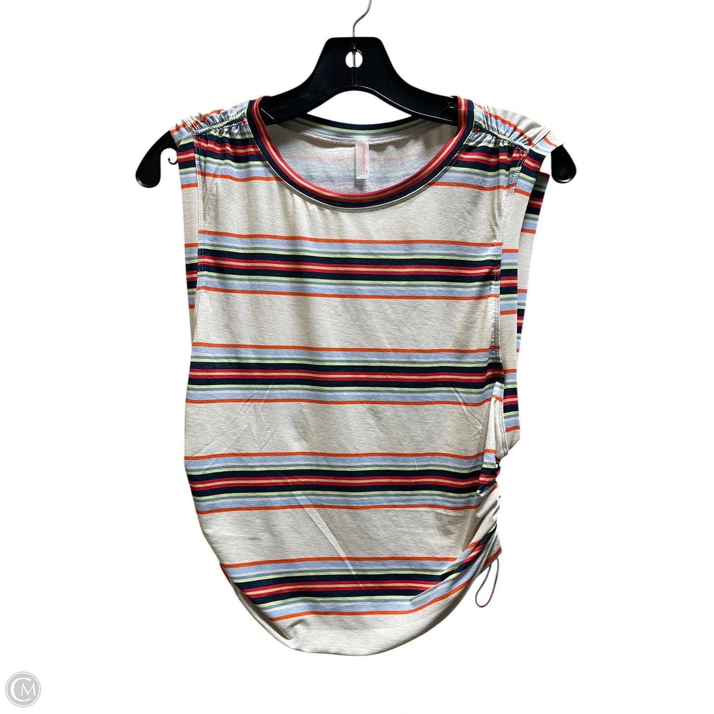 Athletic Tank Top By Free People In Striped Pattern, Size: S