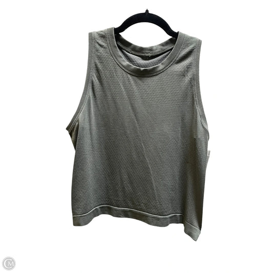 Athletic Tank Top By Lululemon In Green, Size: 4