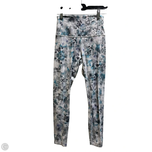 Athletic Leggings By Lululemon In Multi-colored, Size: 4