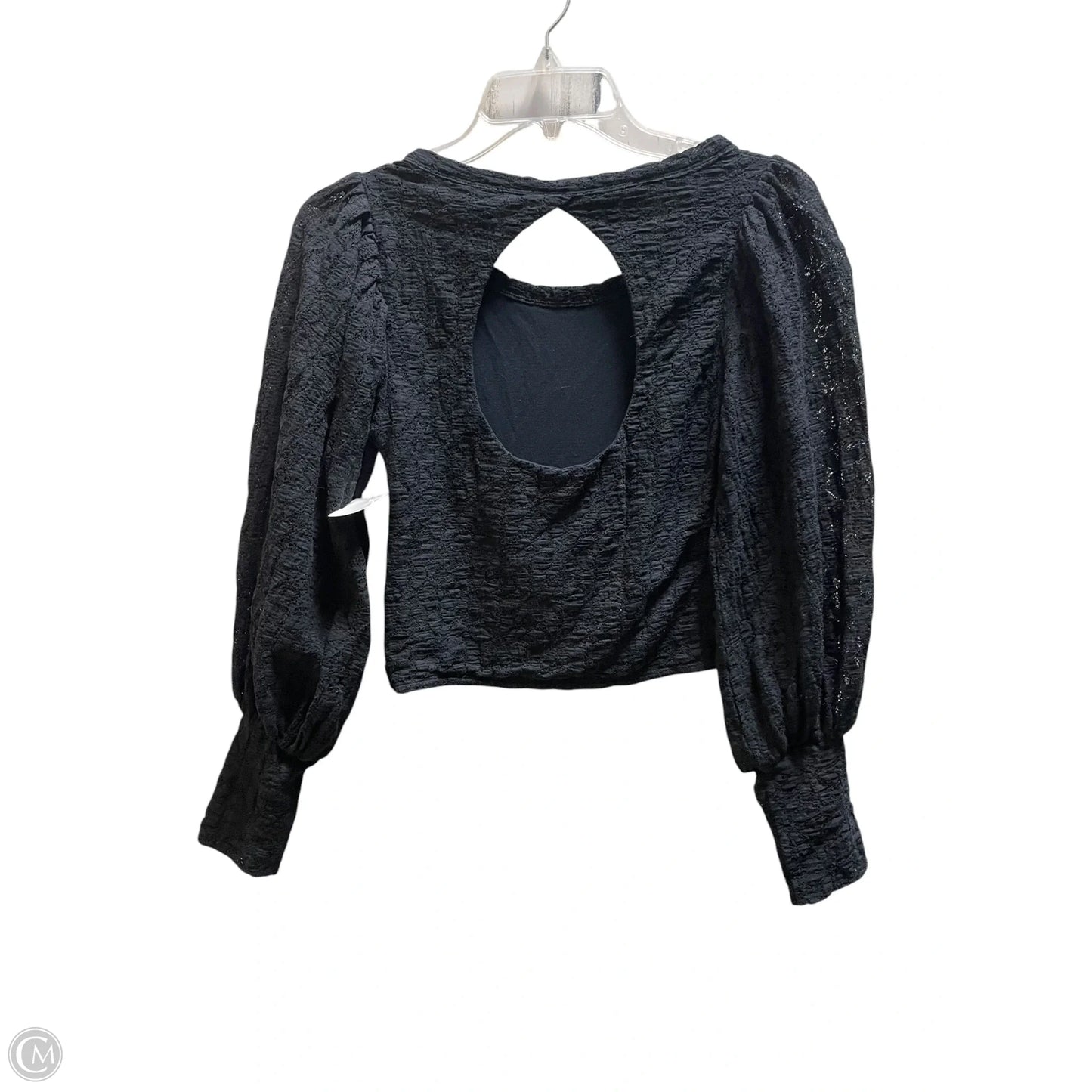 Top Long Sleeve By Free People In Black, Size: S