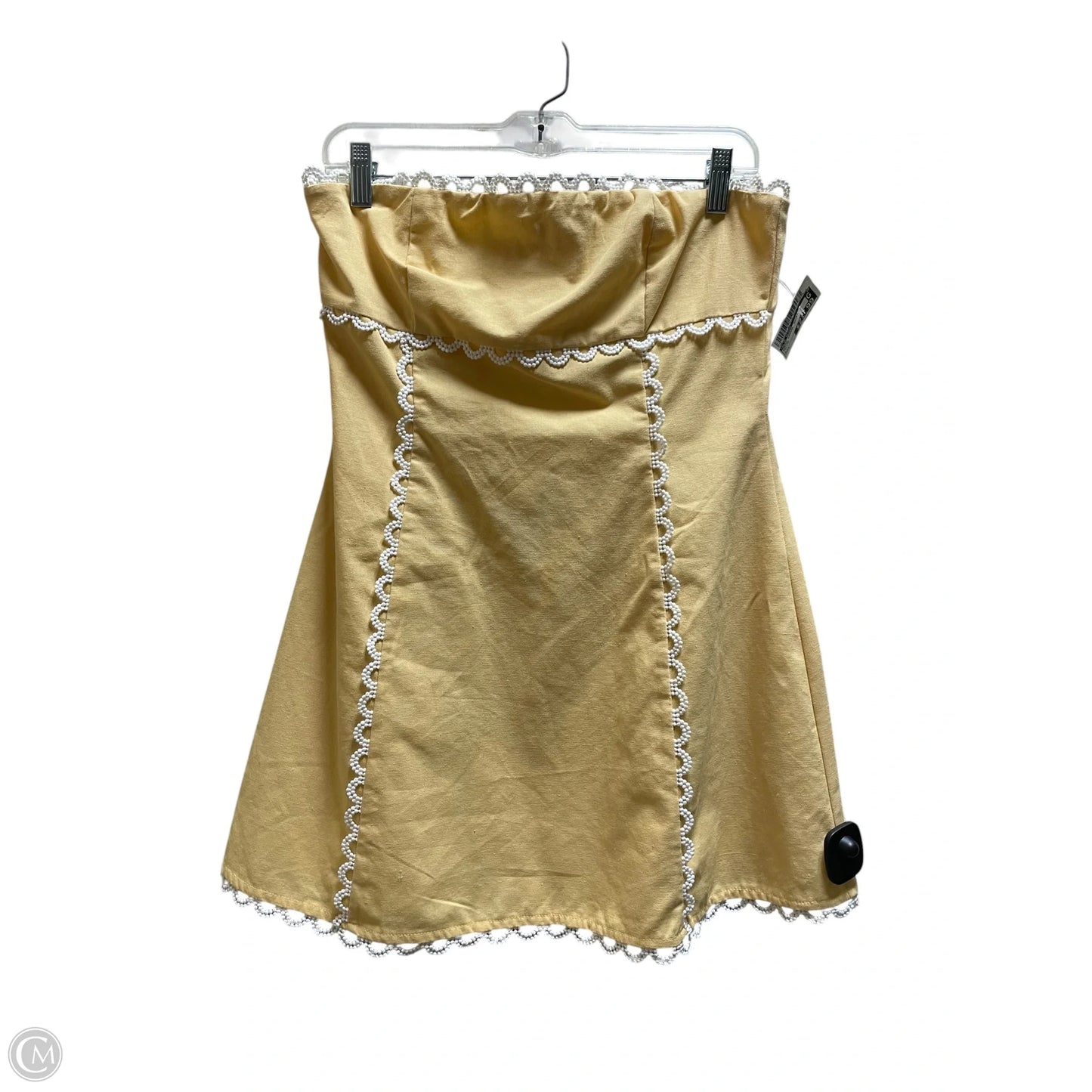 Dress Casual Short By Blue Blush In Yellow, Size: L