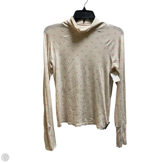 Top Long Sleeve Basic By Aerie In Cream, Size: M
