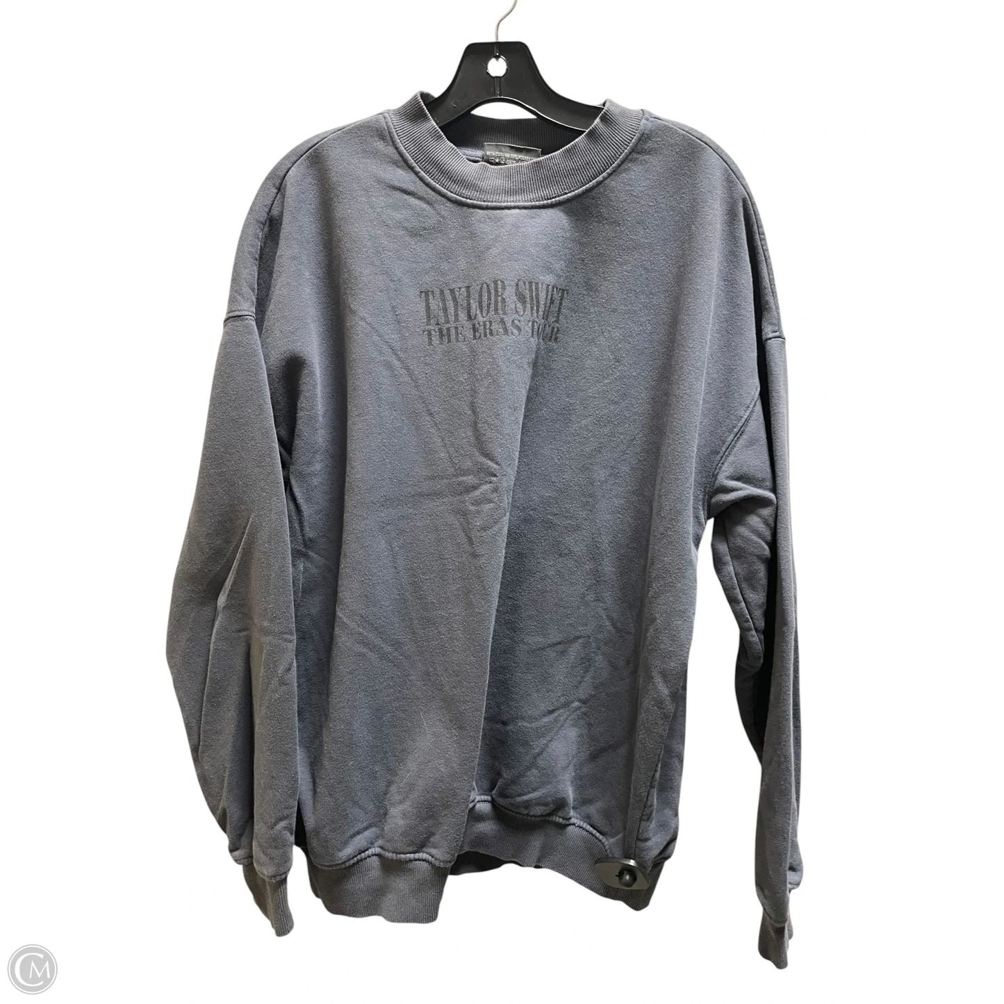 Sweatshirt Crewneck By Clothes Mentor In Navy, Size: M