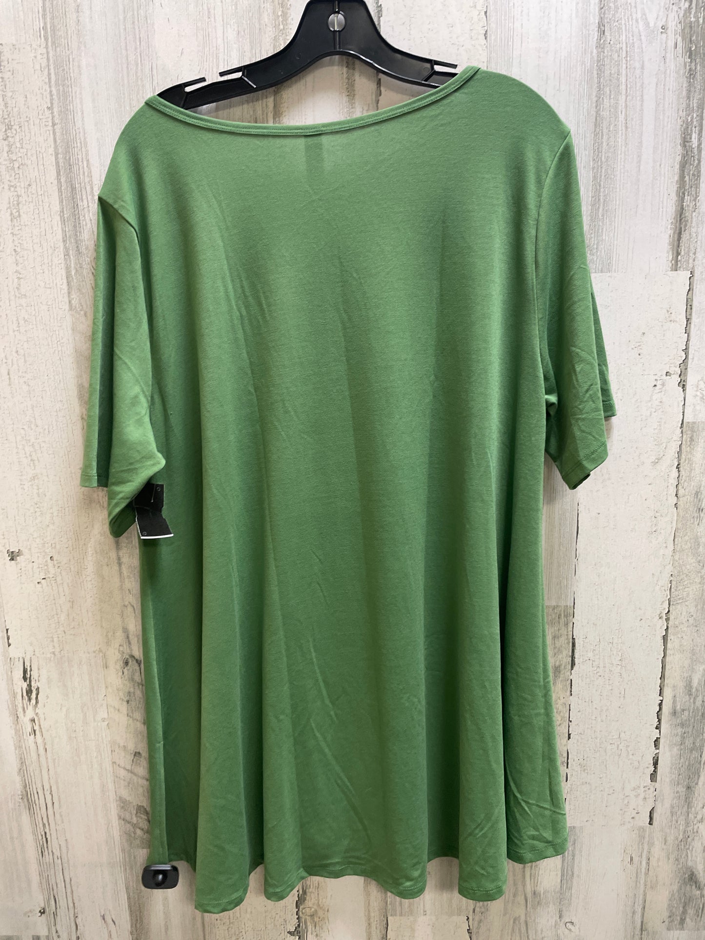 Top Short Sleeve Basic By Lularoe In Green, Size: 2x