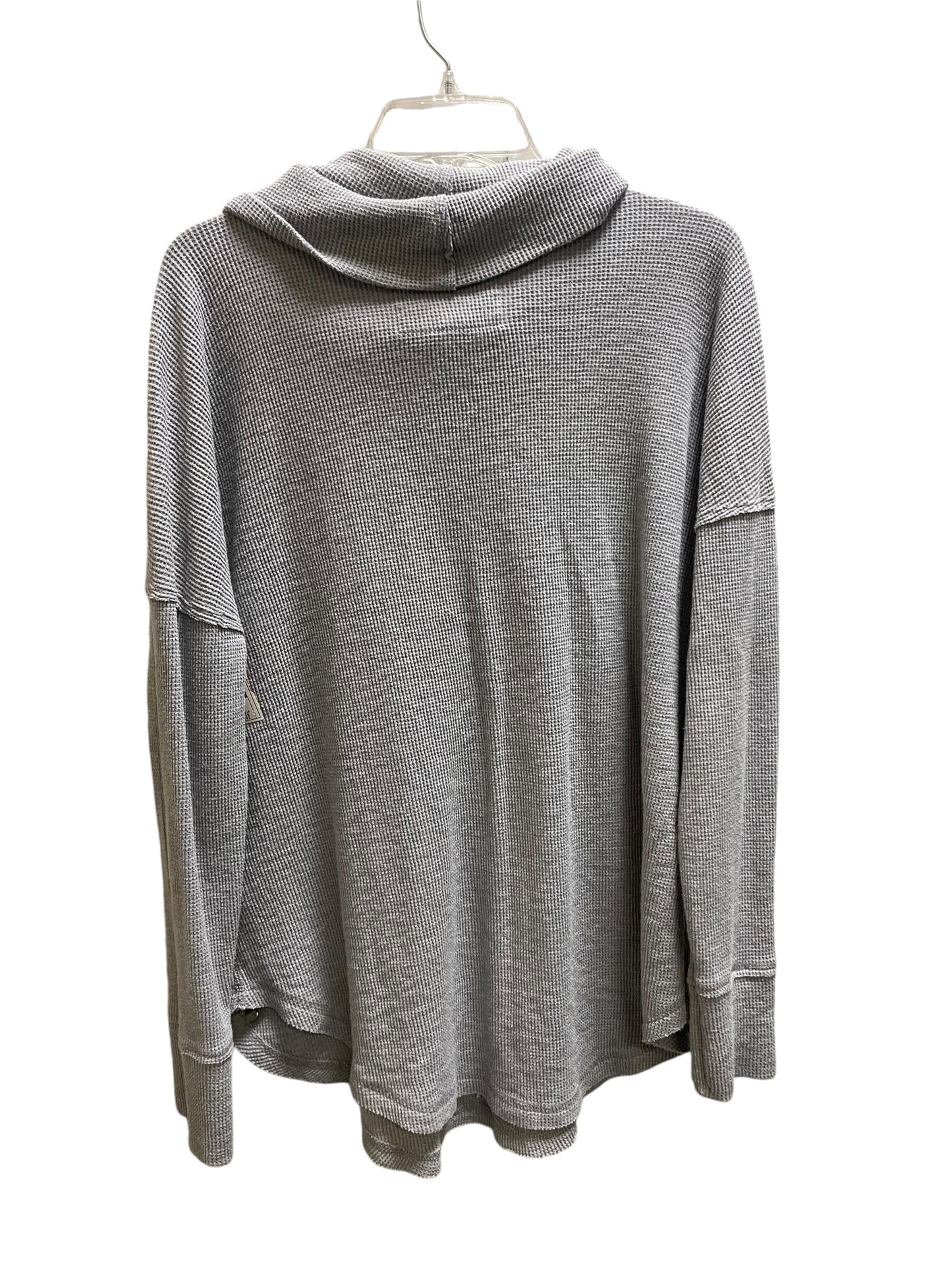 Top Long Sleeve By Maeve In Grey, Size: L