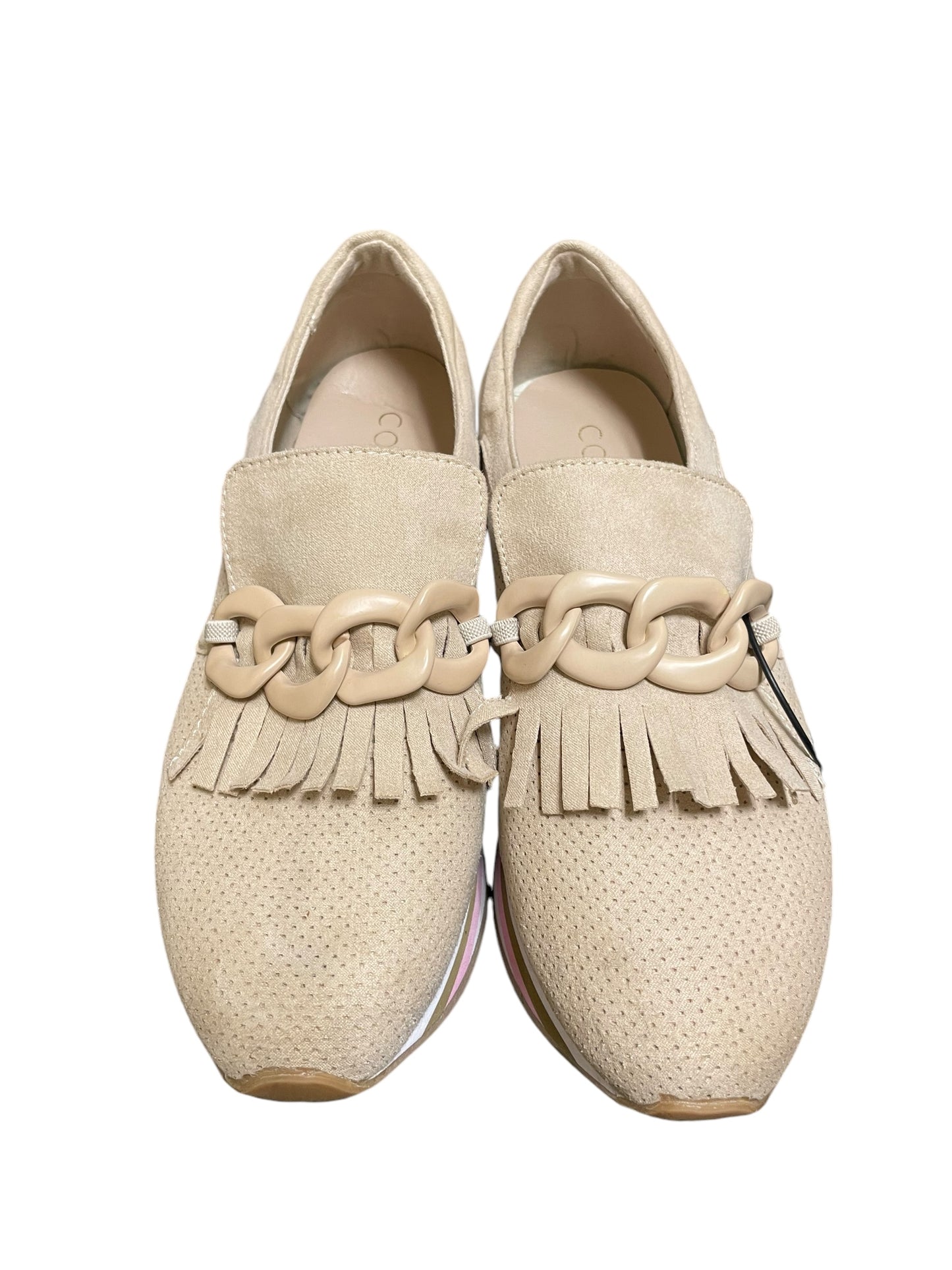 Shoes Sneakers By Coconuts In Cream, Size: 8