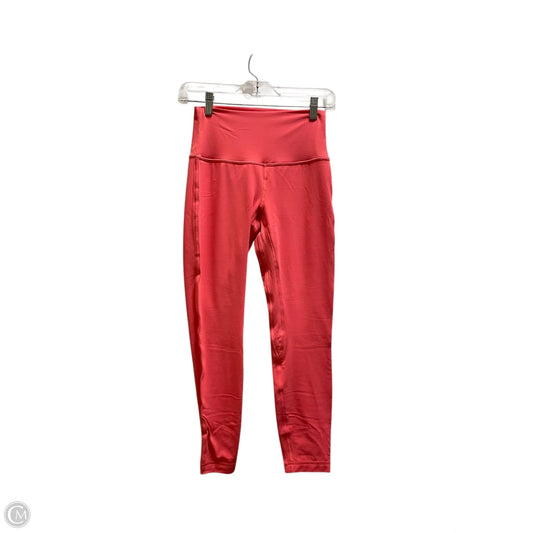 Athletic Leggings By Lululemon In Pink, Size: 6