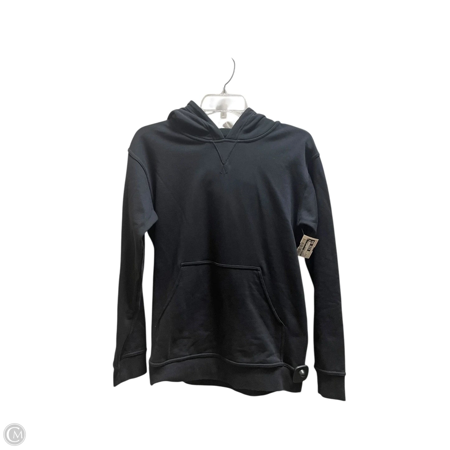 Athletic Sweatshirt Hoodie By Lululemon In Black, Size: 6