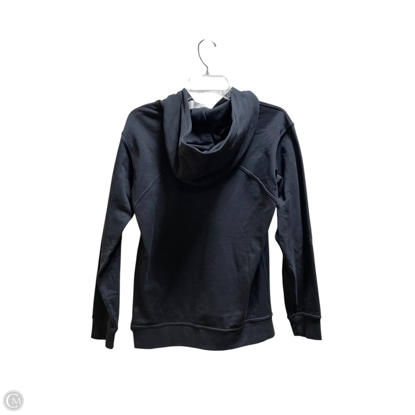 Athletic Sweatshirt Hoodie By Lululemon In Black, Size: 6