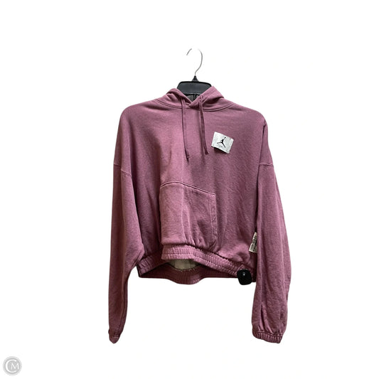 Athletic Sweatshirt Hoodie By Nike Apparel In Purple, Size: M