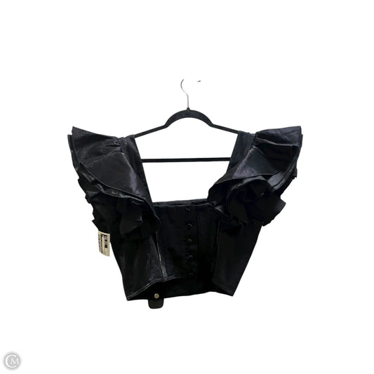 Top Short Sleeve By Clothes Mentor In Black, Size: S