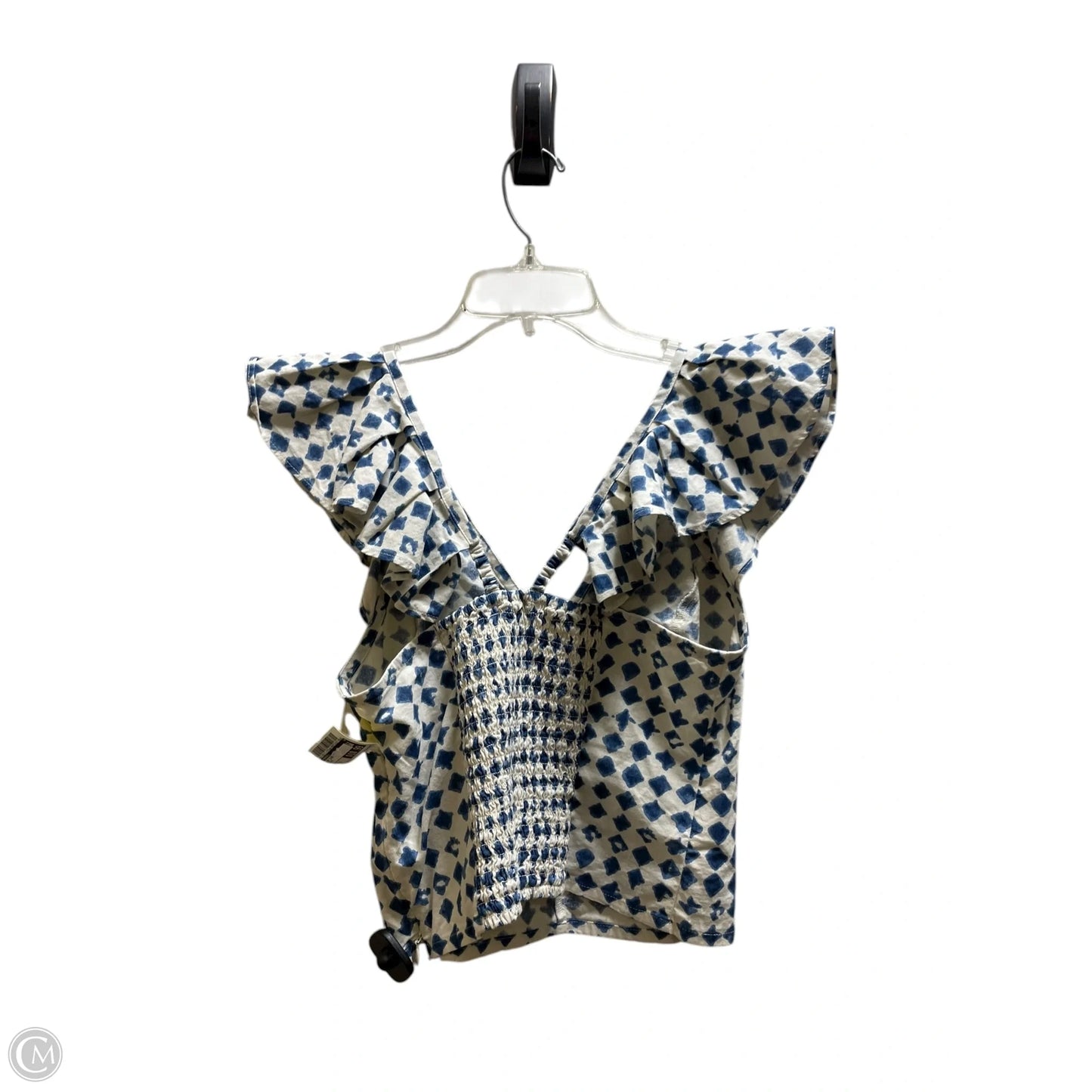 Top Sleeveless By Madewell In Blue, Size: 4