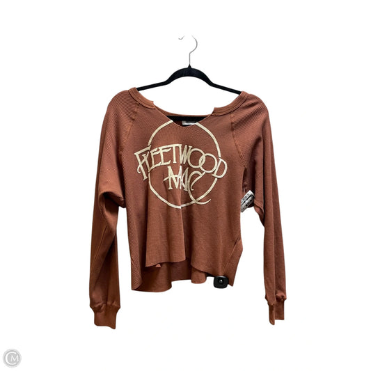 Top Long Sleeve By Daydreamer In Orange, Size: Xs