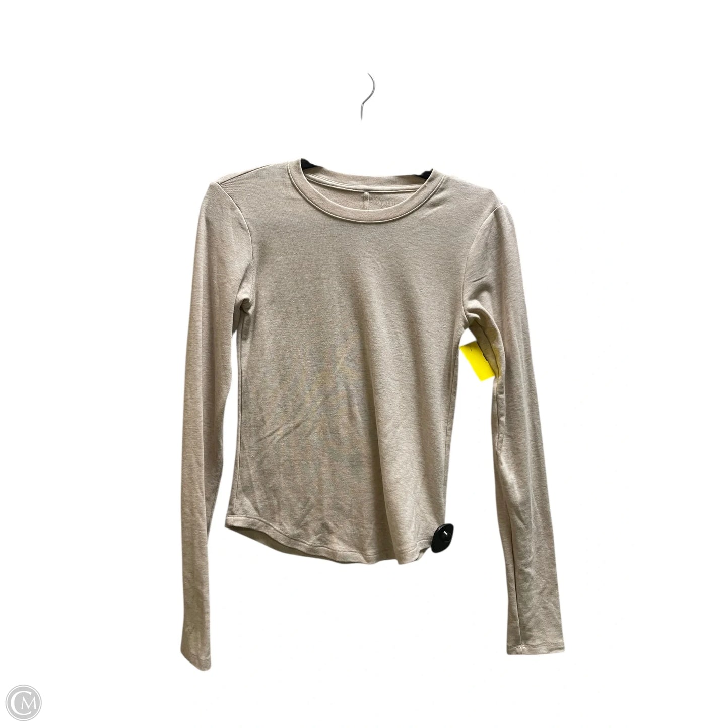 Top Long Sleeve By American Eagle In Cream, Size: M