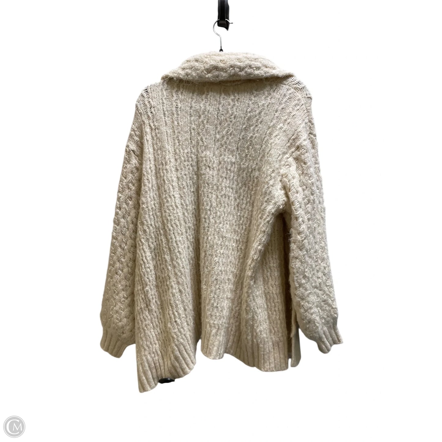 Sweater Cardigan By Anthropologie In Tan, Size: M