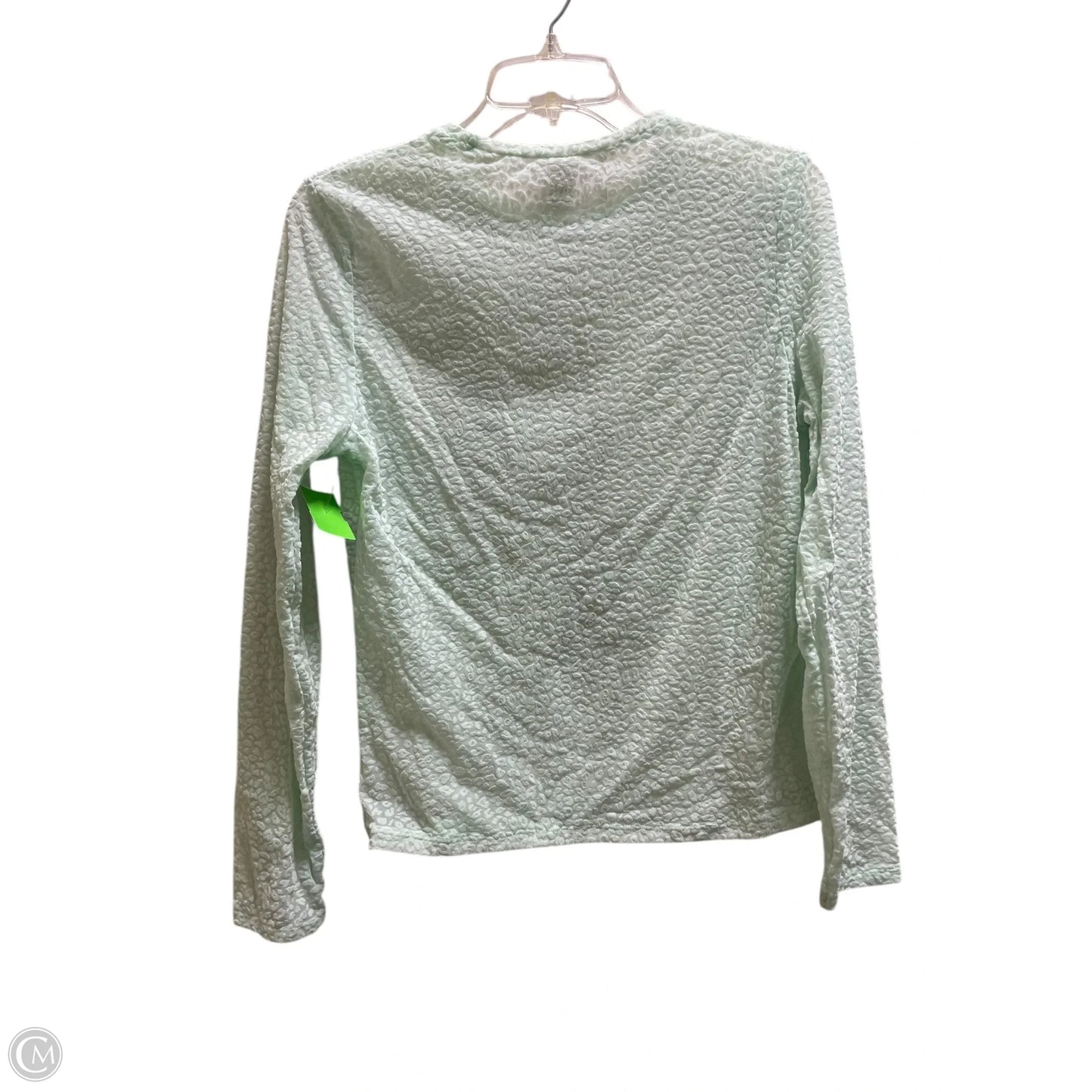 Top Long Sleeve By Pink In Green, Size: L