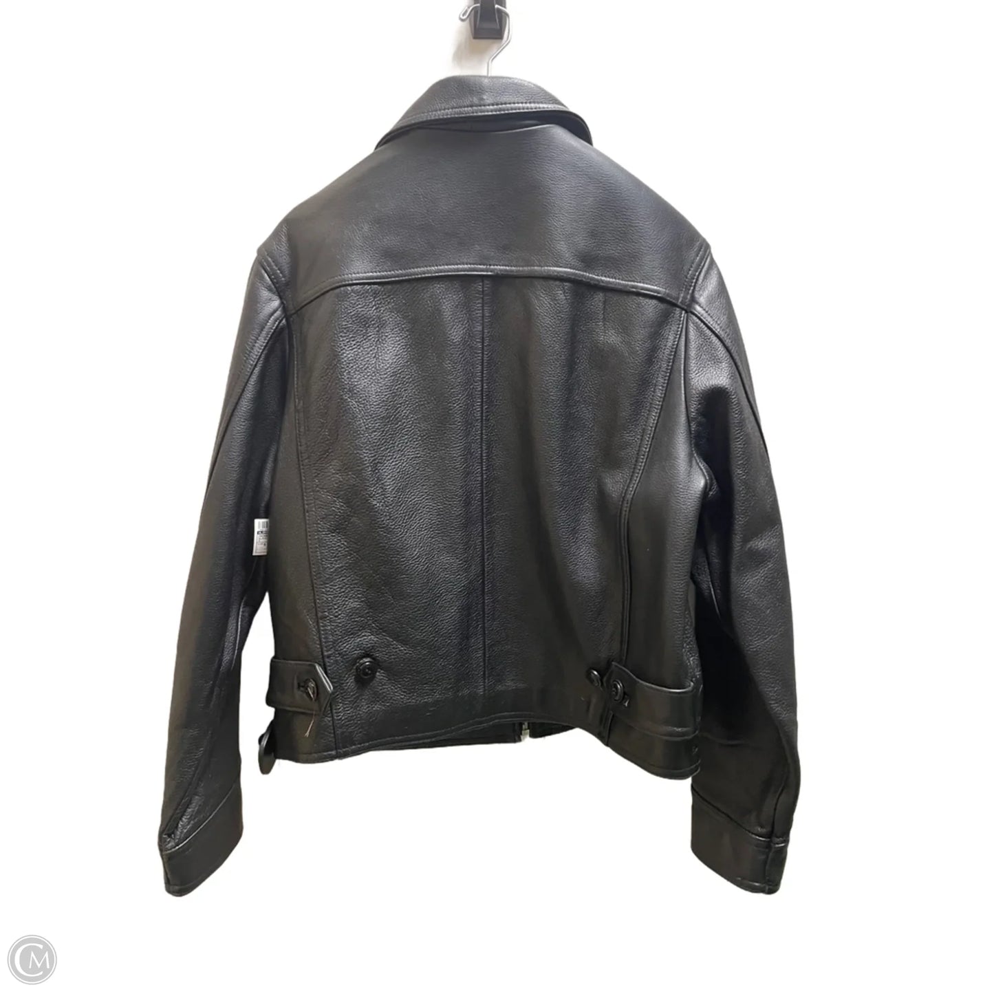 Jacket Leather By Limited In Black, Size: S