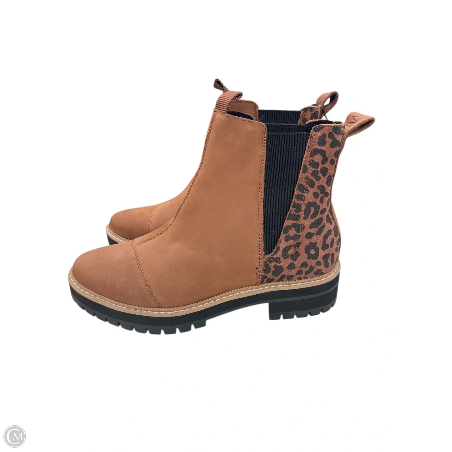 Boots Ankle Flats By Toms In Brown, Size: 9