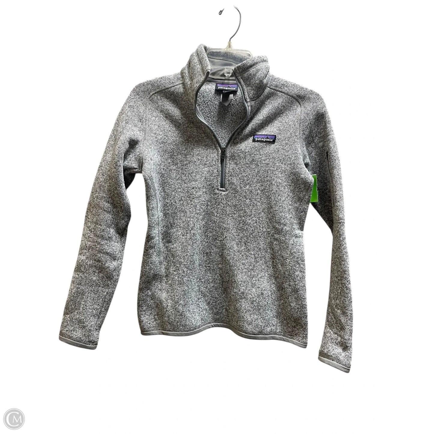 Sweatshirt Collar By Patagonia In Grey, Size: Xxs