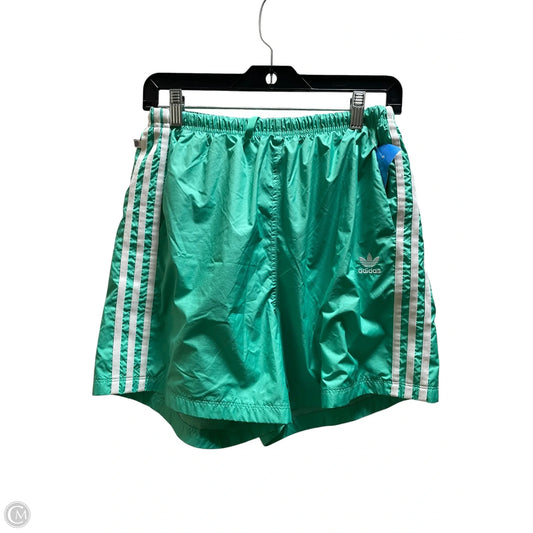 Athletic Shorts By Adidas In Green, Size: S