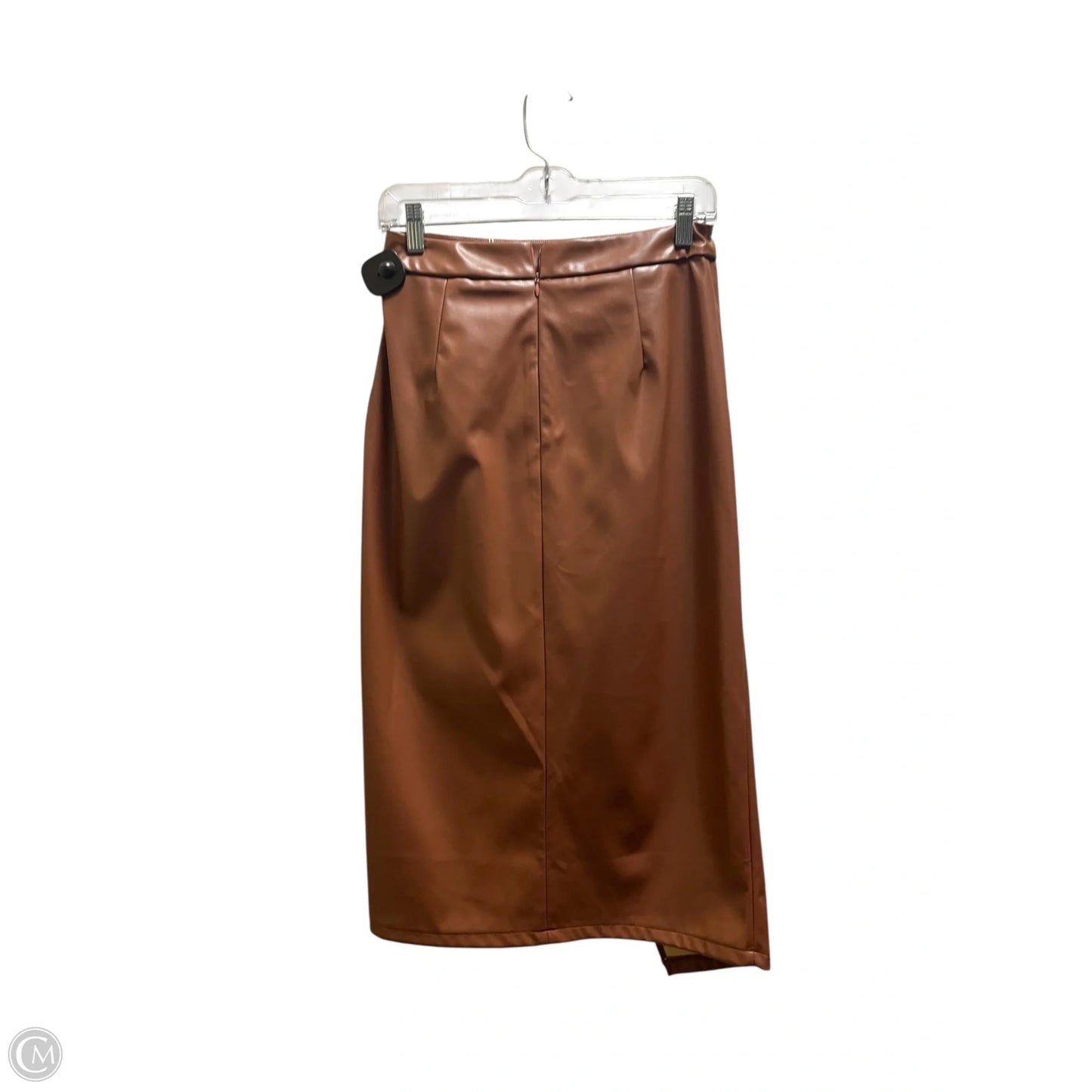 Skirt Midi By Commense In Brown, Size: S