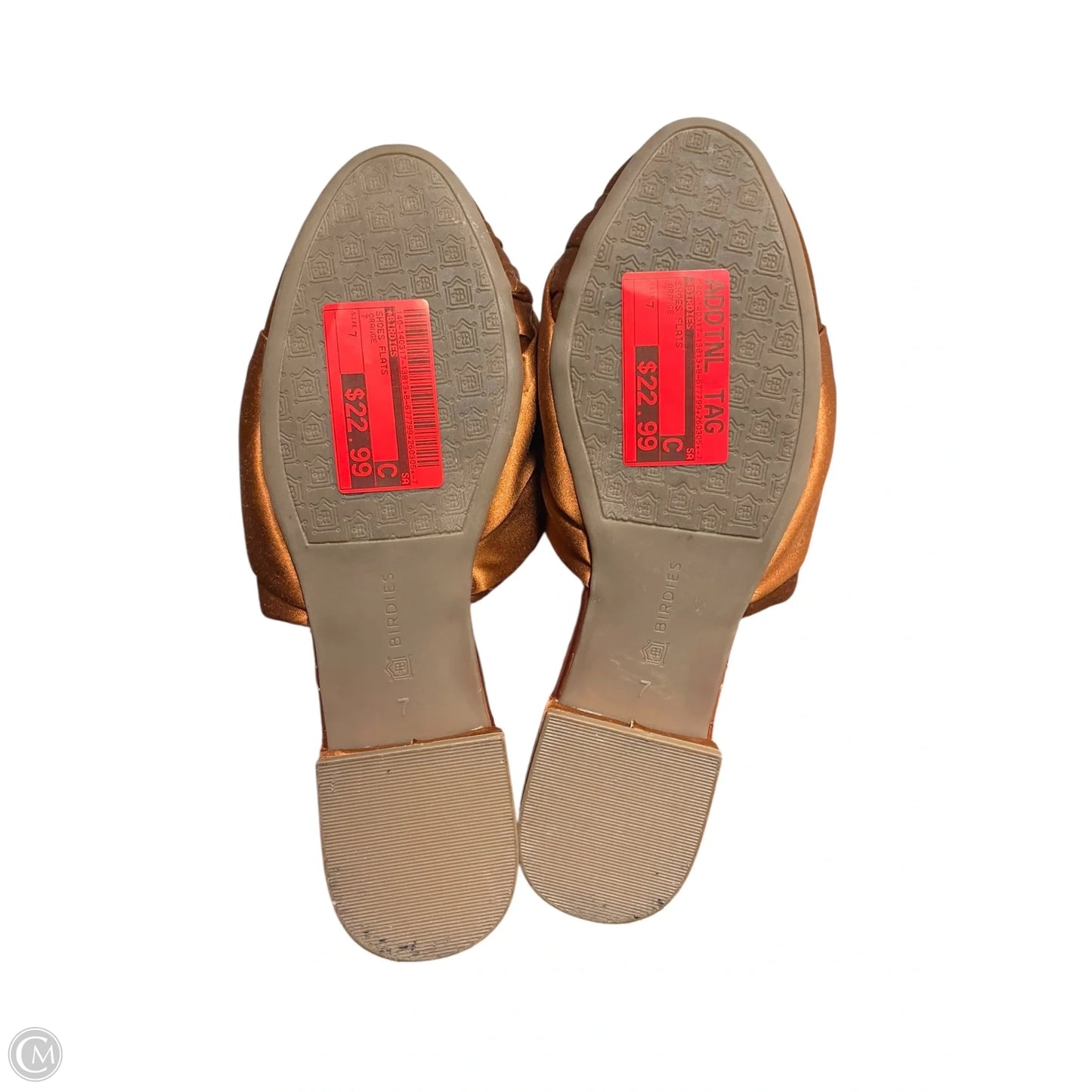 Shoes Flats By Birdies In Orange, Size: 7