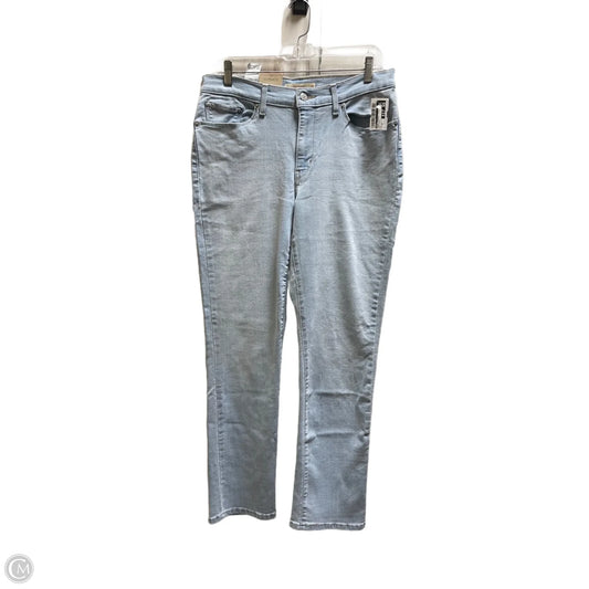 Jeans Straight By Levis In Blue Denim, Size: 10