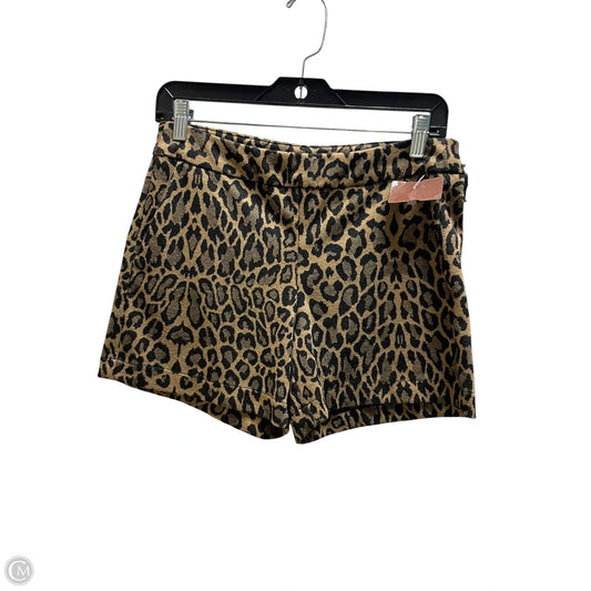 Shorts By Clothes Mentor In Leopard Print, Size: S