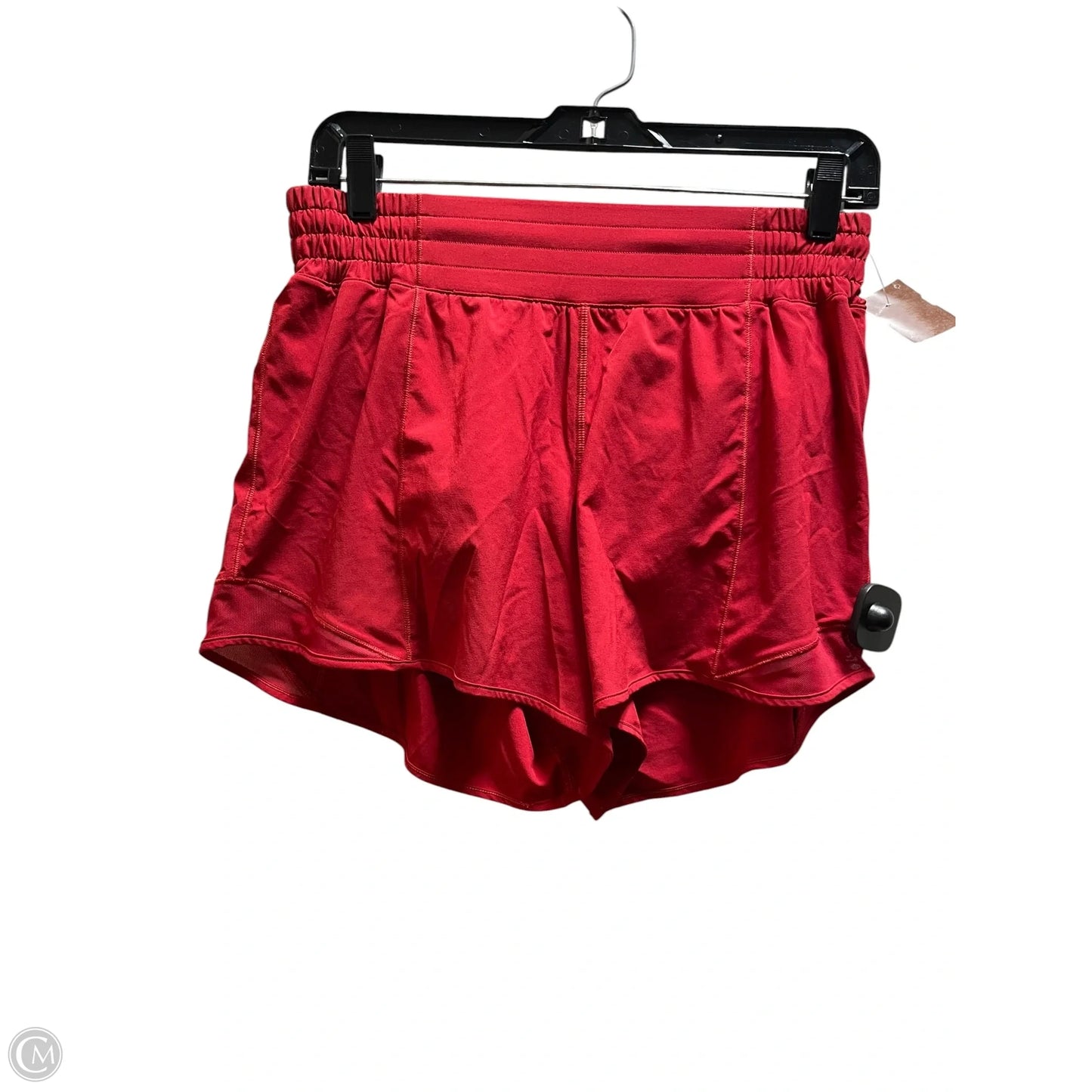 Athletic Shorts By Lululemon In Red, Size: 8