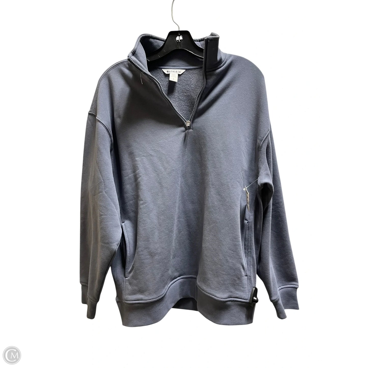 Athletic Sweatshirt Collar By Athleta In Blue, Size: S