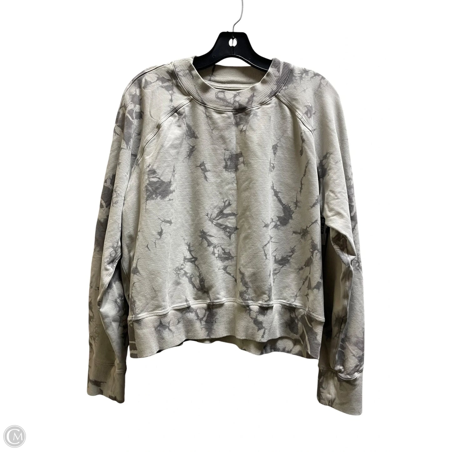 Athletic Sweatshirt Collar By Lululemon In Grey, Size: S