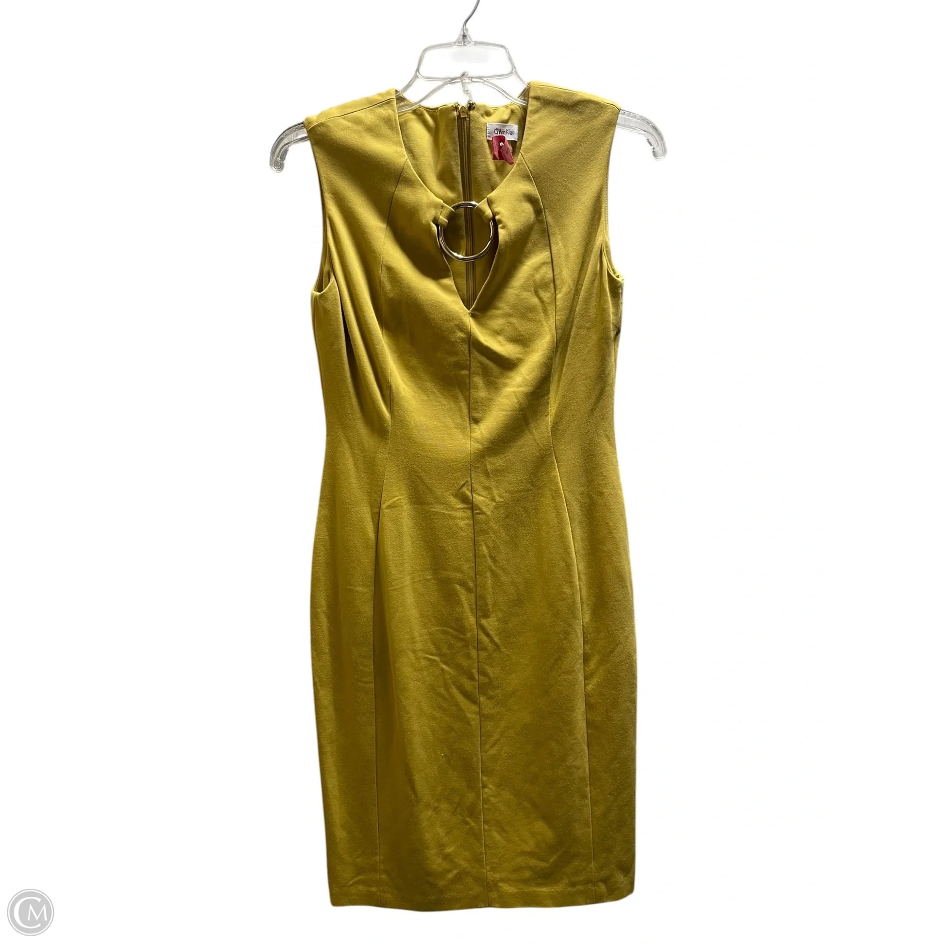 casual calvin klein dresses Dress Casual Midi By Calvin Klein In Green, Size: 4 Clothes Mentor Sylvania OH #127