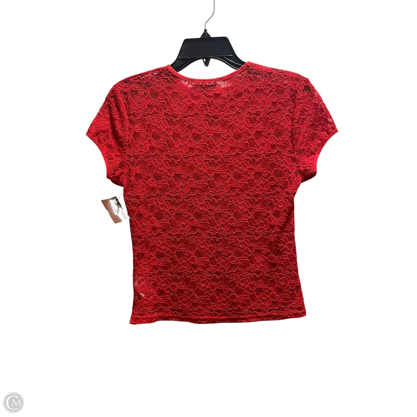 Top Short Sleeve By Edikted In Red, Size: L