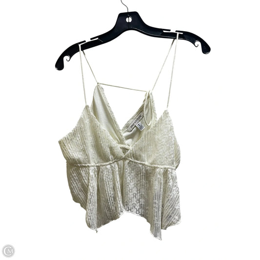 Top Sleeveless By Urban Outfitters In Cream, Size: M