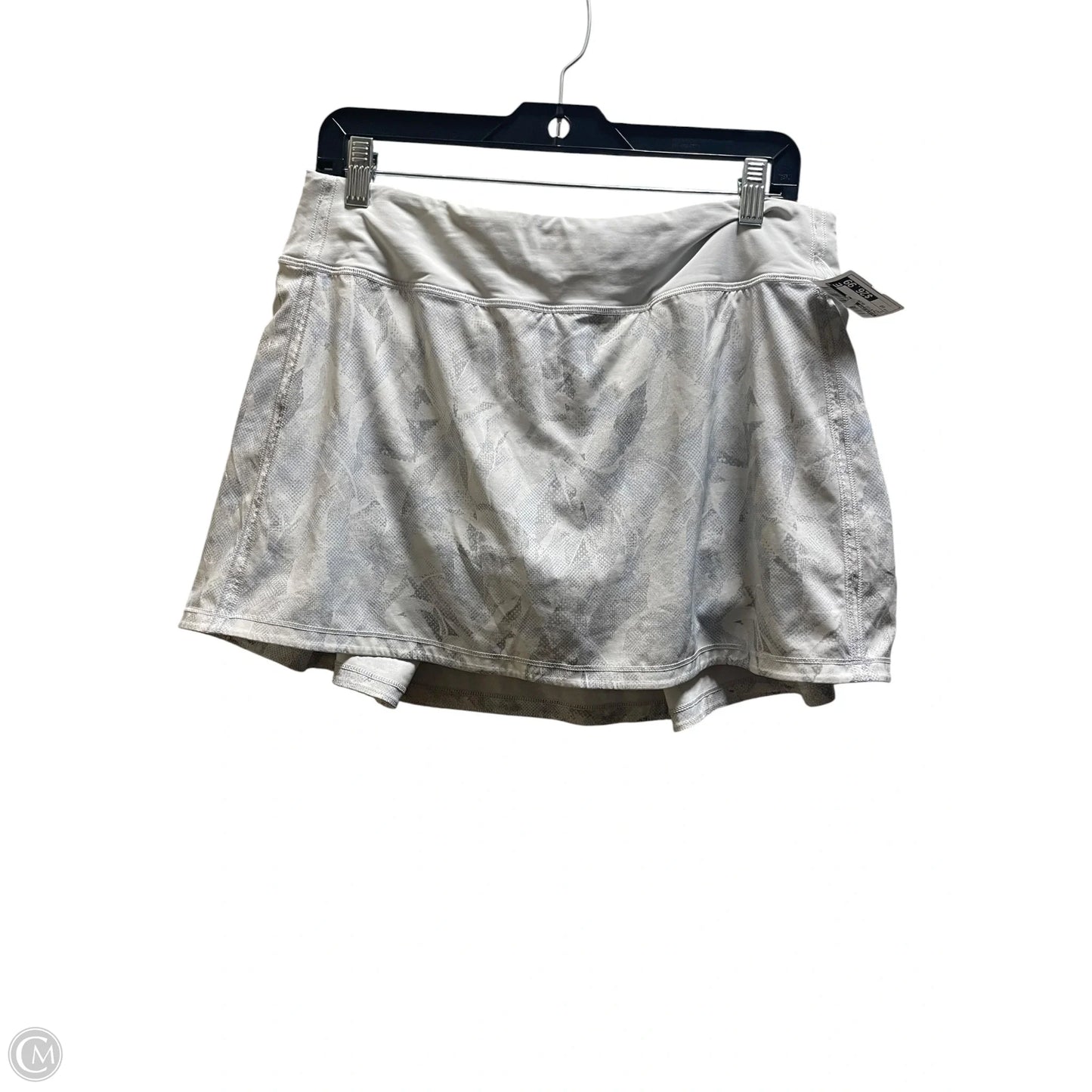 Athletic Skirt By Lululemon In Grey, Size: 10