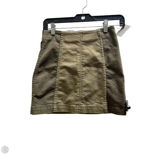Skirt Mini & Short By Free People In Green, Size: 0
