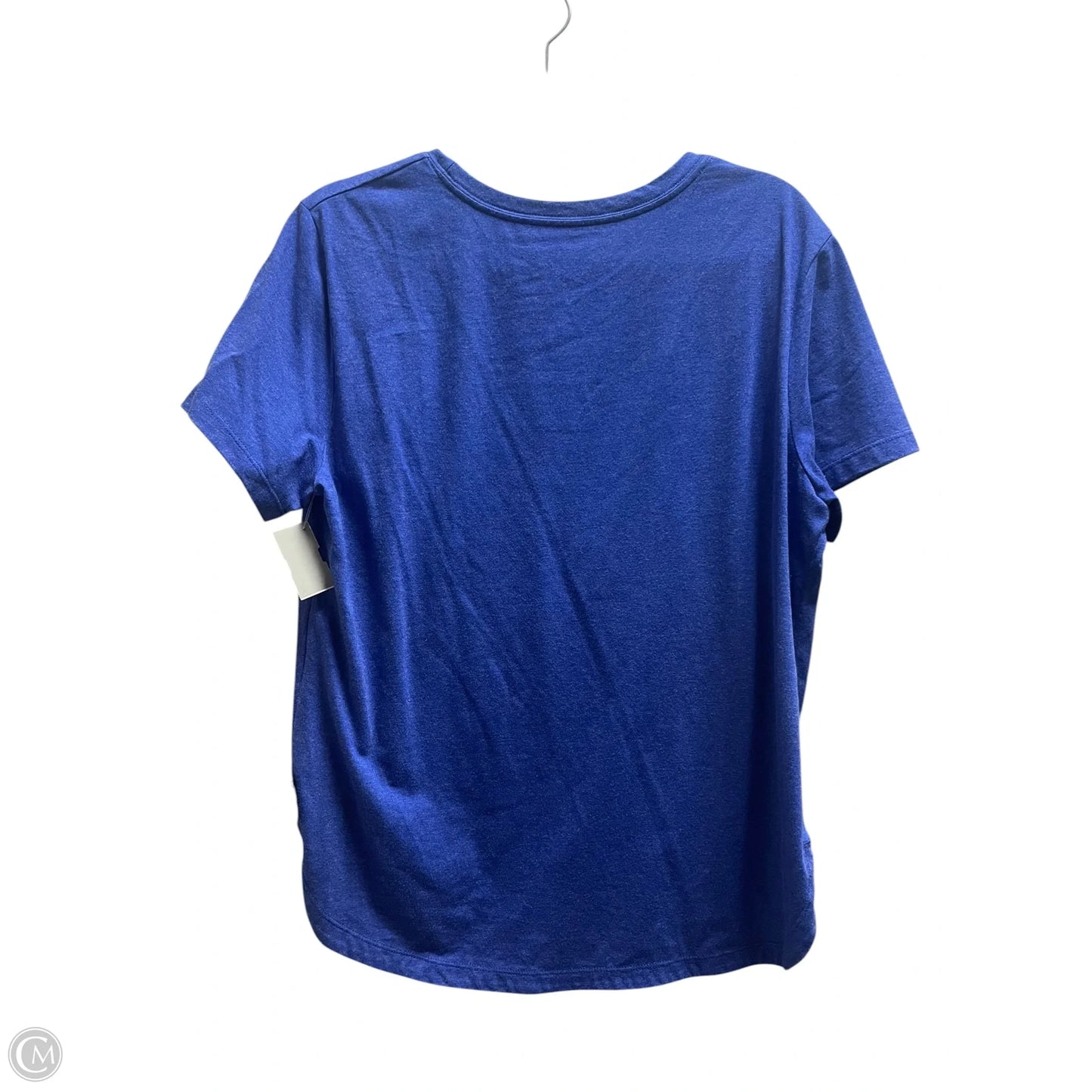 Athletic Top Short Sleeve By Nike Apparel In Blue, Size: Xl
