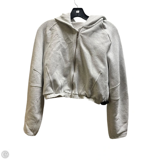 Athletic Jacket By Lululemon In Grey, Size: S