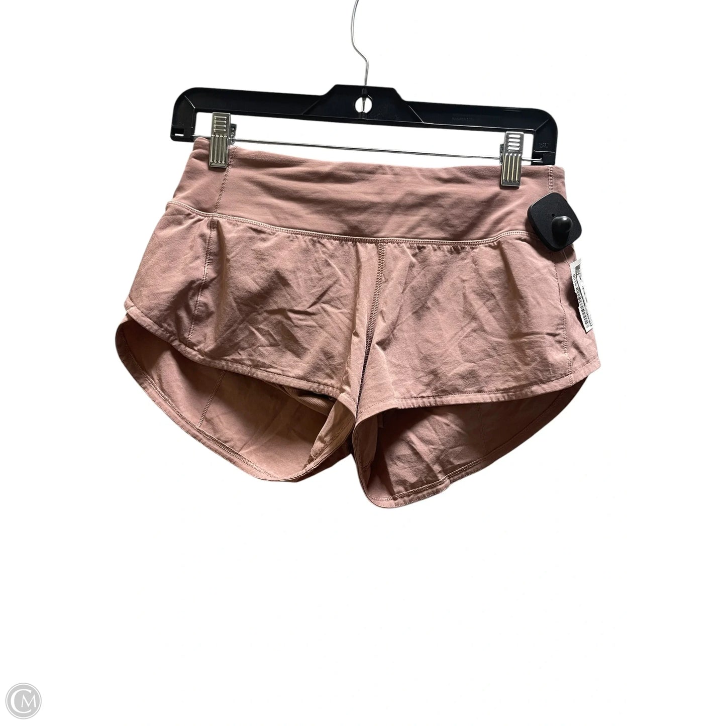Athletic Shorts By Lululemon In Pink, Size: 4