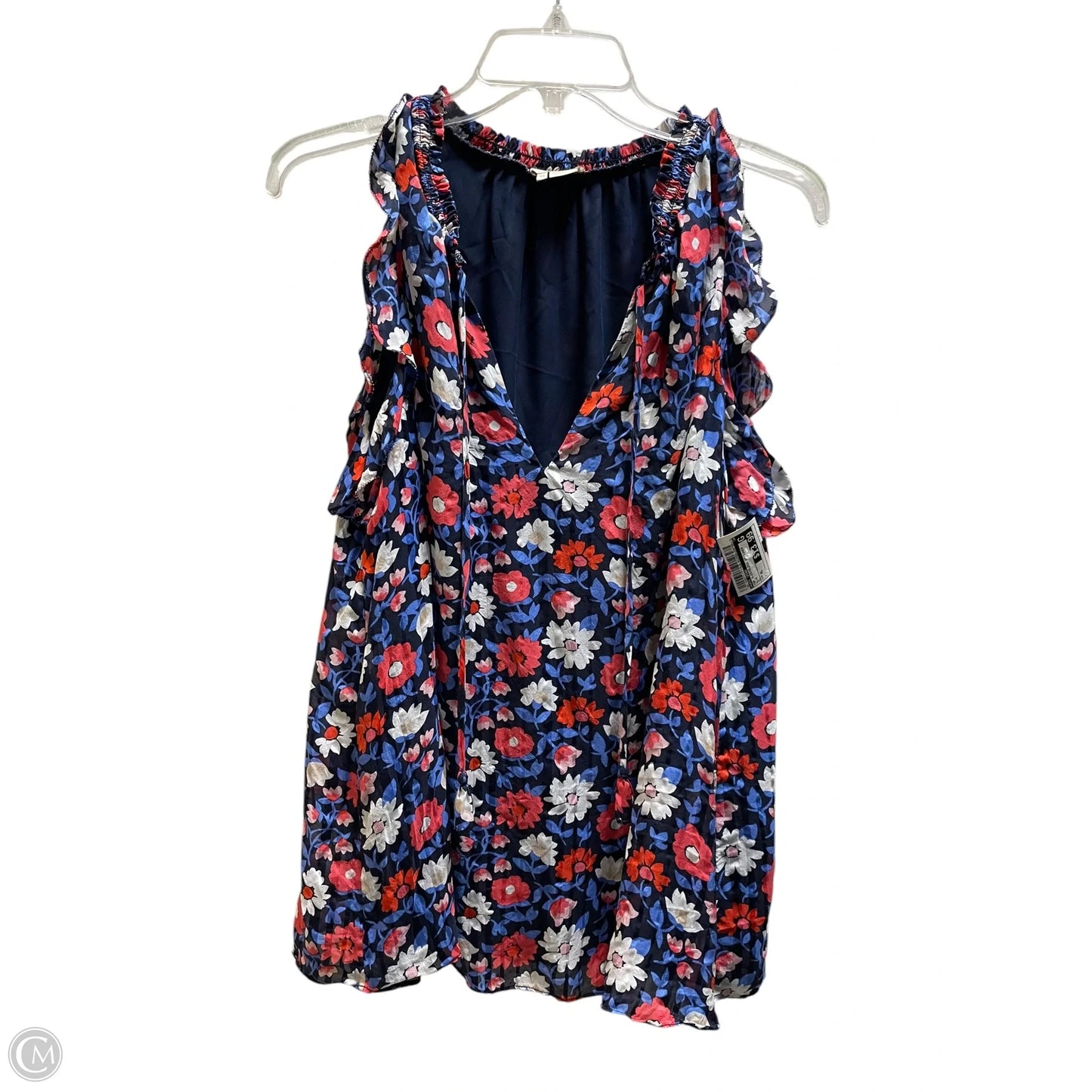 Top Sleeveless Designer By Kate Spade In Blue, Size: Xl