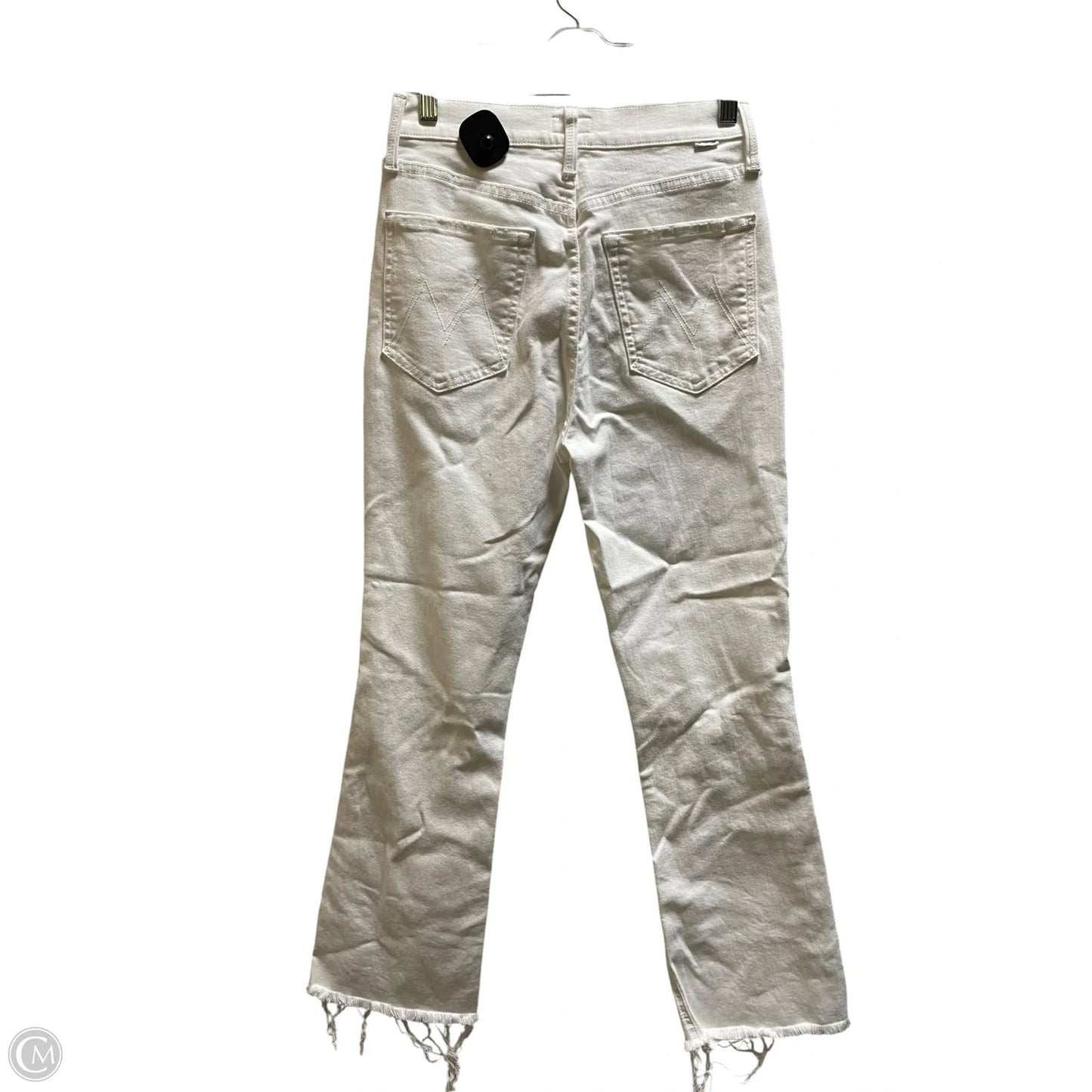 Jeans Straight By Mother In White, Size: 4